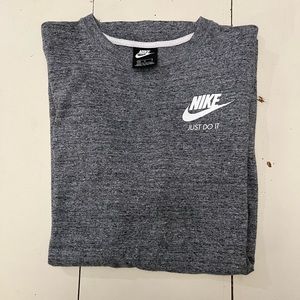 Gray tunic length long sleeve